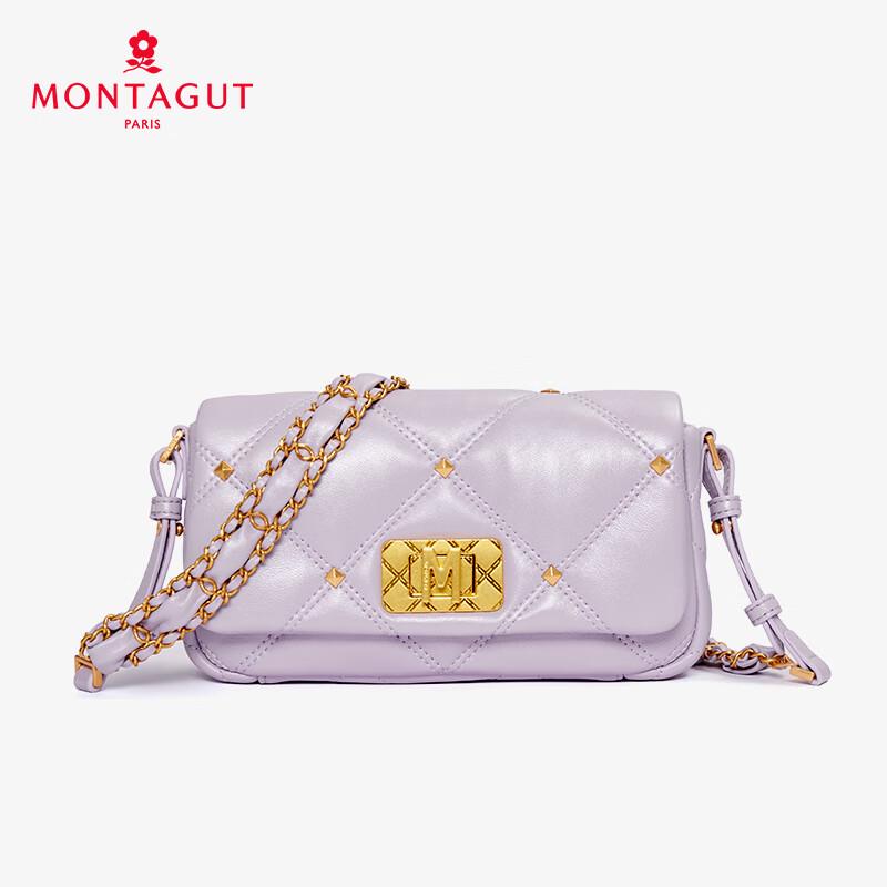 Montagut Lambskin Quilted Chain Shoulder Bag