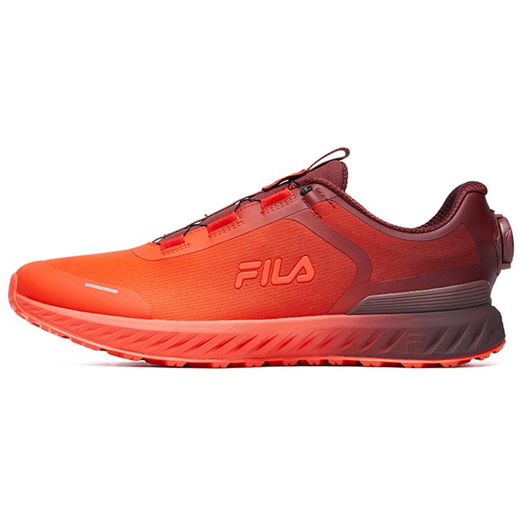 FILA Fence Textile, TPU Low top Running Shoes Men s Red A12M042210FCT 40.5