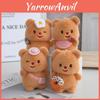 Charming Butter Bear Plush Keychain With Fun Hat Ideal For Gashapon And Gifts