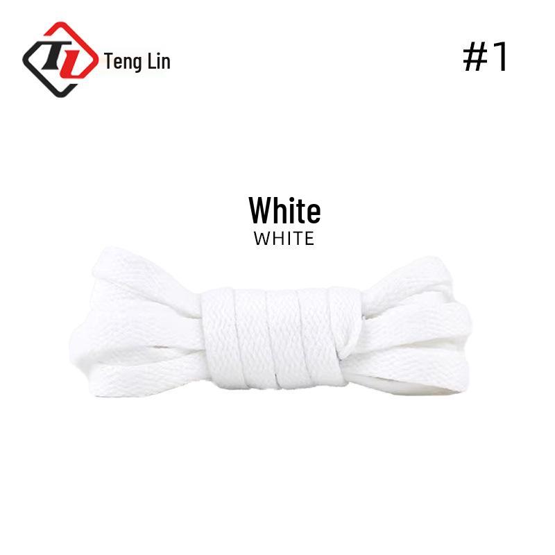 

Цветные плоские шнурки на заказ в один слой для повседневных кроссовок и походной обуви (1 пара) 120 cm