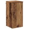 Bathroom Wall Mounted Cabinet Rustic Wood Finish 30 X 31.5 X 61 Cm