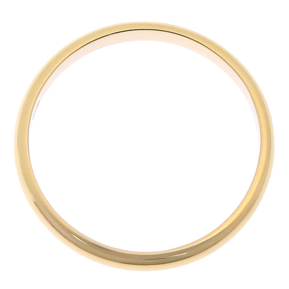 CARTIER 1895 Classic Wedding Ring K18 yellow gold #6.4(US Size) 2.2g Women Used