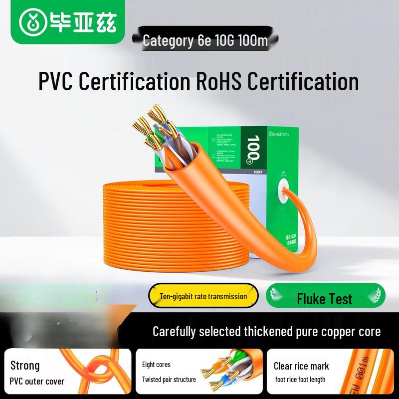 BIAZE CAT6A 10 Gigabit Unshielded Ethernet Cable
