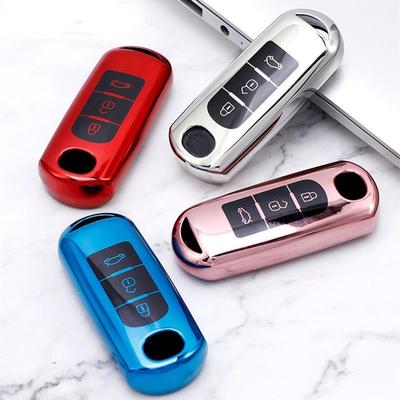 TPU automobilio raktelio pakabuko dangtelio apsauga, skirta Mazda 2 3 5 6 CX-3 CX-4 CX-5 CX-7 CX-9 Atenza Axela MX5