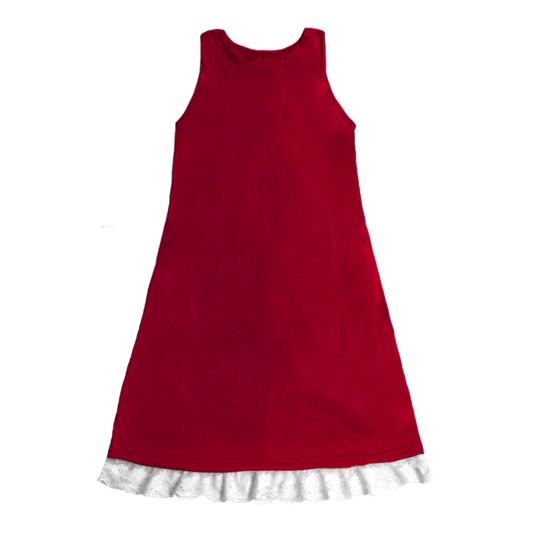 Vestito Estivo da Donna con Tasche Laterali Bordo in Pizzo Linea ad A Senza Maniche Girocollo Monocolore Mini Abito Estivo Corto per Spiaggia Appuntamenti Uso Quotidiano