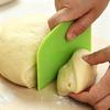 3pcs Non-Slip Pastry Scrapers Baking Dough Spatula(Green+White+Green)