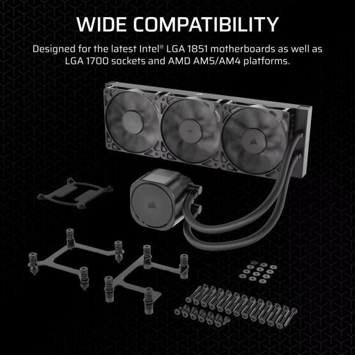 Refroidissement PC - CORSAIR - CW-9060089-WW - NAUTILUS 360 Liquid CPU Cooler