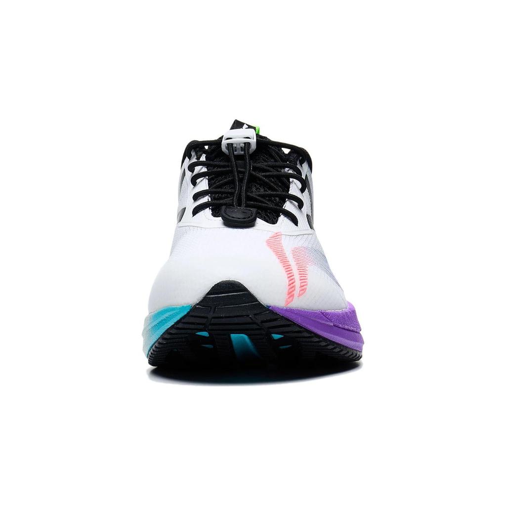 Li Ning Young 20 Lightweight Comfortable Non-Slip Wear-Resistant Low-Top Running Shoes Kids Sneaker White Blue Purple YKFT030-53