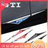 Golf 3 4 MK3 MK4 2026 Hot For VW VOLKSWAGEN 2PCS NEW Car ABS GTI Badge Fender Side Blade Emblem Sticker for VW GTI Golf 3 4 5 6 