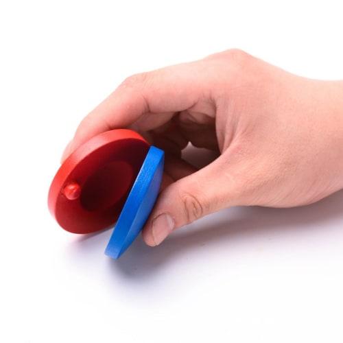 Wooden Castanets for Education, Percussion Castanets, Educational Instrument for Early Childhood Education, Developing Rhythm, Suzuki Castanets | Fun