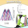 LvYiLinggg Bicycle Ribbon Macaron 2 Pairs Bicycle Handle Streamers Colorful