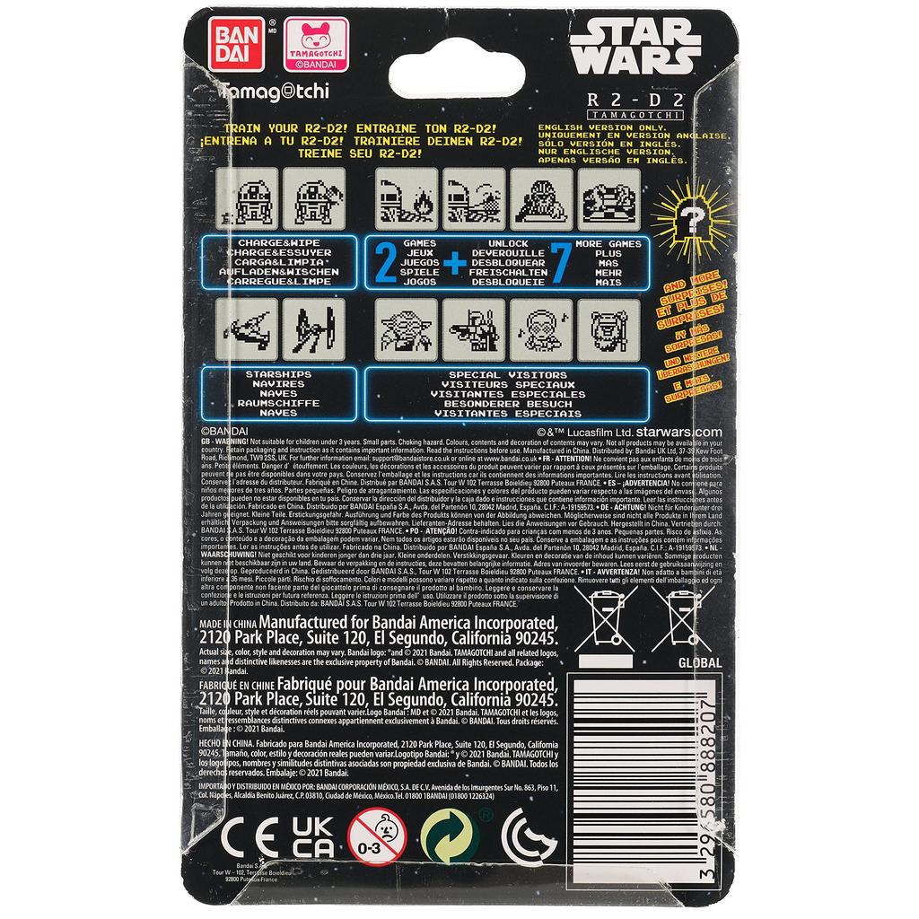 Tamagotchi Nano x Star Wars Tamagotchi Hologram R2-D2
