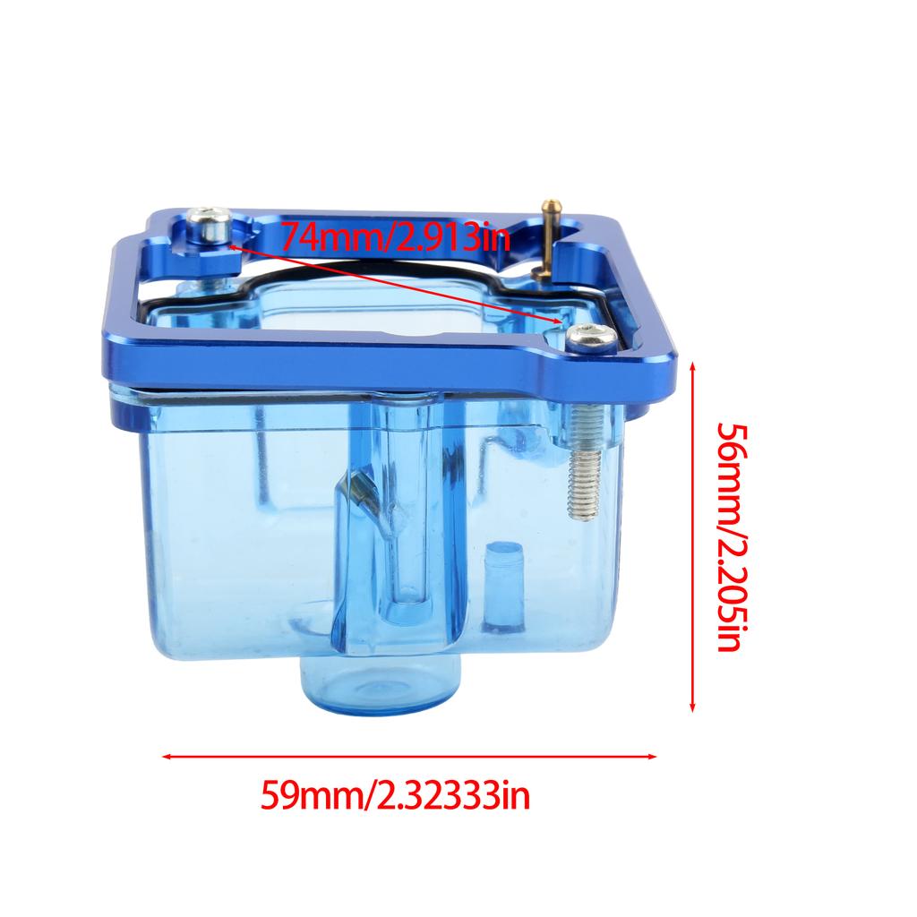 Motorcycle Carburetor Transparent Float Bowl Bottom Float Bowl Oil Cup Lower Cover Bowl For PWK KSR OKO KOSO Pit Dirt Bike