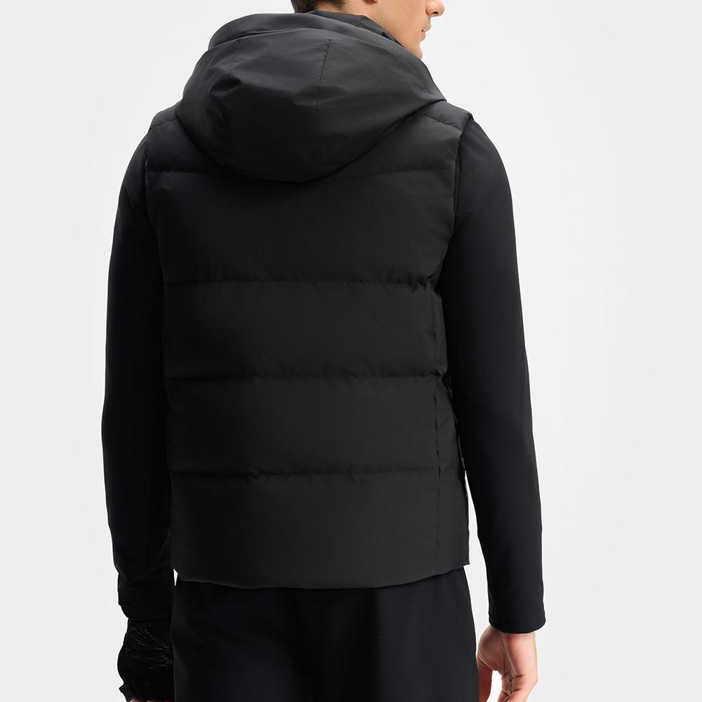 New FILA Down Jacket Men's Pitch Black A11M441906FBK