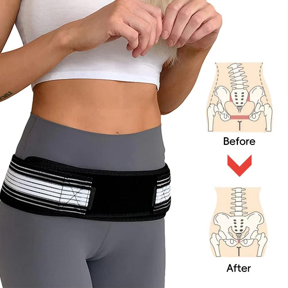 Sacroiliac  Joint Hip Belt Waist Belt Lower Back Support-Hip Braces for Hip Pain Pelvic Support Belt Sciatica Pelvis Lumbar