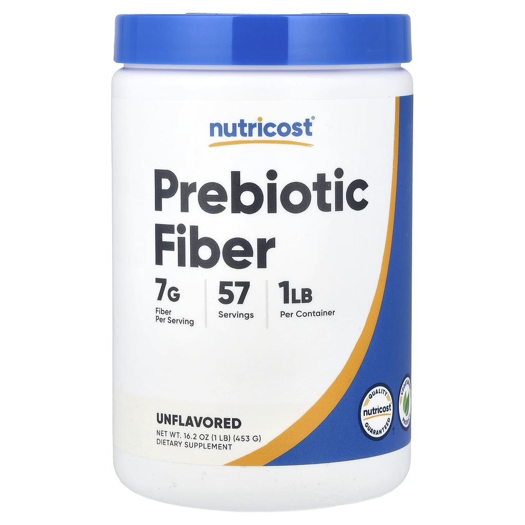 Nutricost Prebiotic Fiber, Unflavored, 453g (16.2oz)