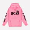 Trendy Kids' Letter Print Hoodie - 'Little Boss' Spring/Autumn Casual Sweatshirt for Boys & Girls