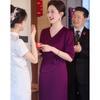 Paster New Chinese Style Mother of the Bride Banquet Dress
