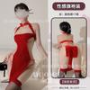 Domila Sex Clothes Velvet Cheongsam Sex Underwear Uniform Passion Clothes Temptation Sex Clothes F336