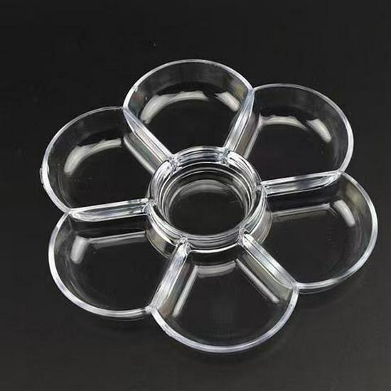 Plum Blossom Porcelain-Style Watercolor Palette for Chinese Painting