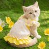 Comfortable Dog Princess Dress 3D Floral Dog Vest Cute Puppy Summer Dress  Outdoor Activities