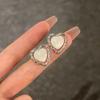 New Korean Style Temperament Pure White Pearl Shell Stud Earrings for Women Wedding Birthday Jewelry Sweet Gift Ladies Vintage