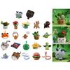 Kit per uncinetto di animali fai-da-te Set di filati per uncinetto di piante Kit per uncinetto per principianti Set per imparare l'uncinetto con video in inglese