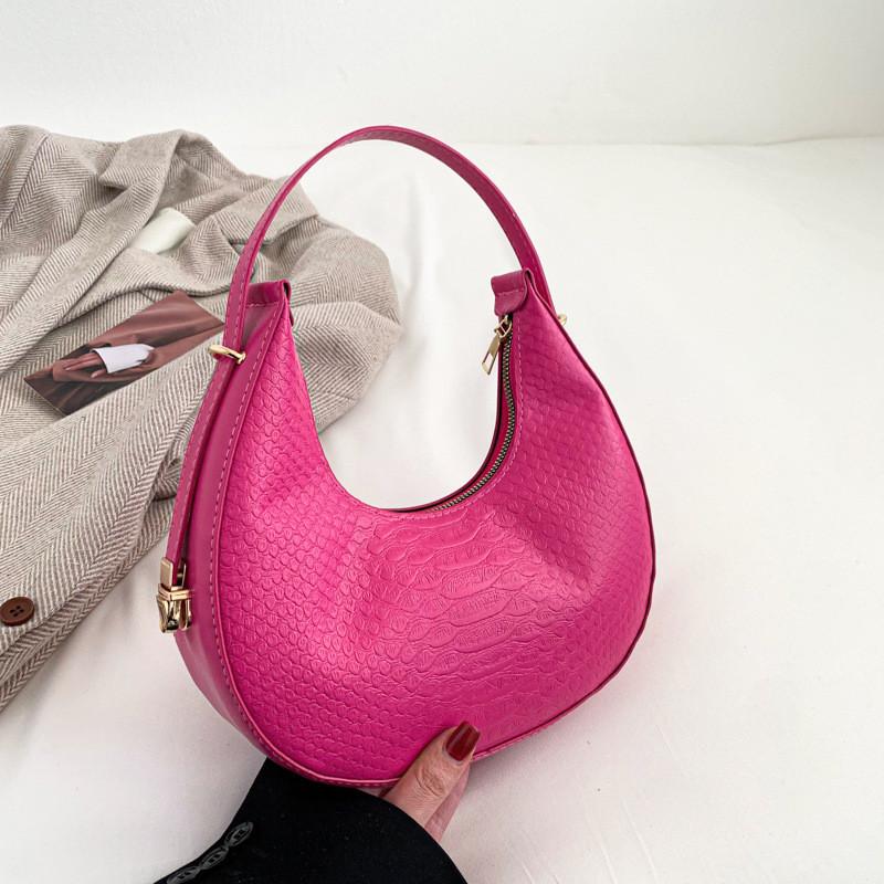 Retro Minimalist Crescent Bag 2023 New Women's Bag Street Fashion Shoulder Bag Trendy Armpit Bag