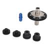 57T 0.8mod Slipper Gear Set Hardened Steel 20T 21T RC Motor Gear with Output Shaft for ARRMA 110