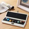 9 Planets Gift Box Natural Crystal Ball Ore Specimen Galaxy Quartz System Stone Solar Memor Astronomy Gift Model Line Colle W7R4
