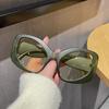 Durable High Quality Retro High End Designer Style Edgy Punk Trendy Oversized Female For Both Male Sun Glasses