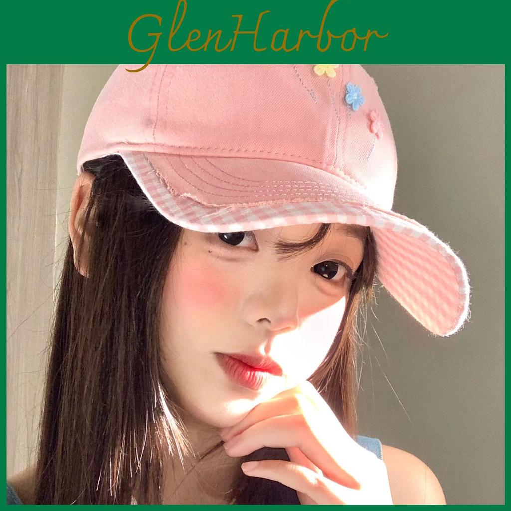 Cotton Summer Cap For Women With Wide Brim Sunshade And Adjustable Fit Perfect For Casual Wear