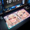 fuwamoco Mouse Pad RGB Gaming Mousepad Big LED Pad PC Desk Mat Luminous Mouse Pad Large Keyboard Mats Table Rug With Backlit
