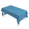 Plaid Disposable Party Tablecloth, Thickened Waterproof Oil Proof Design, For Birthday Picnic Holiday Party Gathering Use
