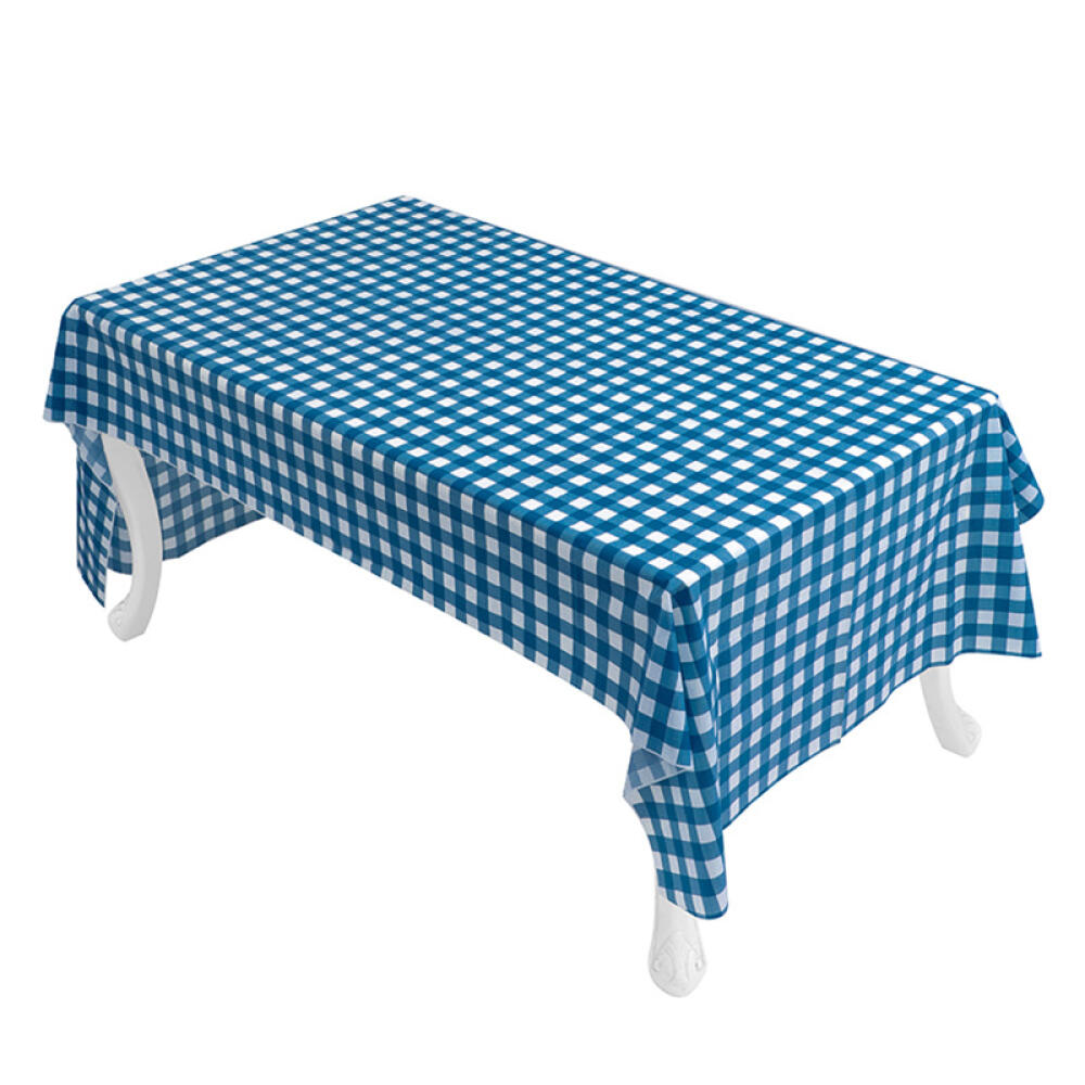 Plaid Disposable Party Tablecloth, Thickened Waterproof Oil Proof Design, For Birthday Picnic Holiday Party Gathering Use