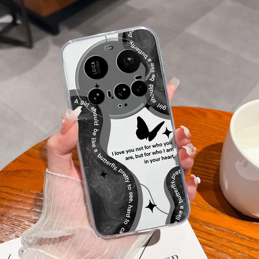 Husă Transparentă Pentru Telefon Pentru Xiaomi 15 Ultra 15T Mi 12 10 11 Modele Trandafir Romantic Silicon Moale Calitate Înaltă Anti Cădere Carcasă Protectoare Pentru Carcasă Xiaomi