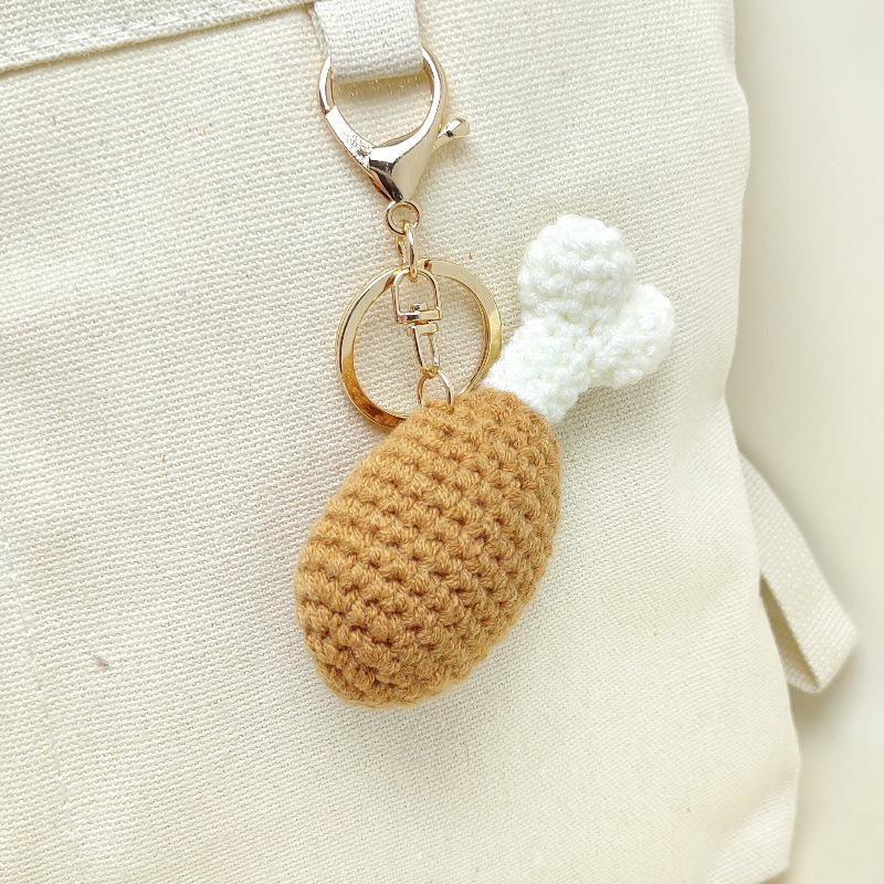 Cute Cartoon Ice Cream Keychain & Backpack Pendant - Fun Gift for Kids & Couples