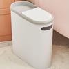Kitchen Trash Can 10L Garbage Slim Trash Bin Press Top Lid Wastebasket Dustbin Toilet Waste Garbage Can for Room Bathroom