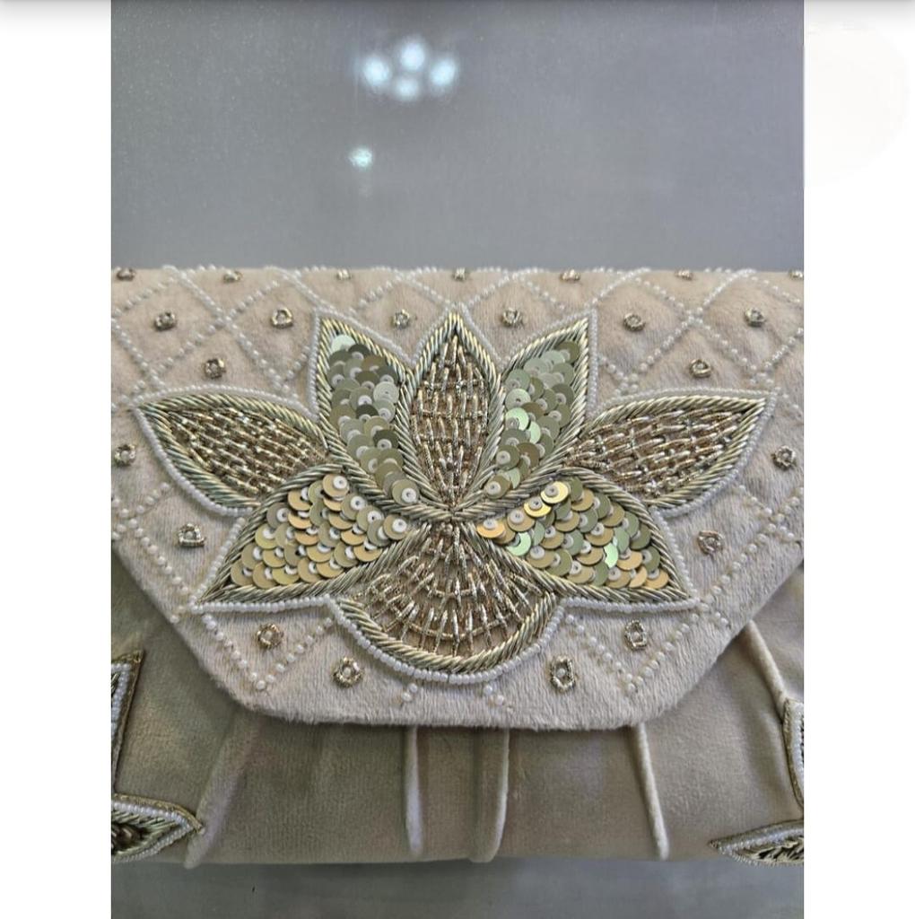 Embroidered Clutch Purse for Women Designer Handbag Partywear Wedding Gift Bag Crossbody Sling Bridesmaid Gift for Her Mom Wife Girlfriend