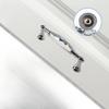 Zinc Alloy Drawer Silvery Long Crystal Handle Dresser Wardrobe Handles for Cabinet Kitchen Pull Cupboard Knob