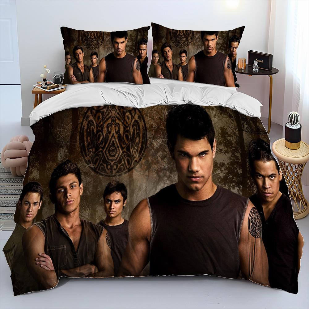 Comforter 3D The Twilight Saga Hd Printed Comforter Bedding Set Bed Set King Queen Size Bedding Set Kid