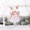 Christmas Tree Plush Ornaments Hanging Angel Christmas Tree Door Wall Hanging Decoration House Ornaments Angel Doll Toy