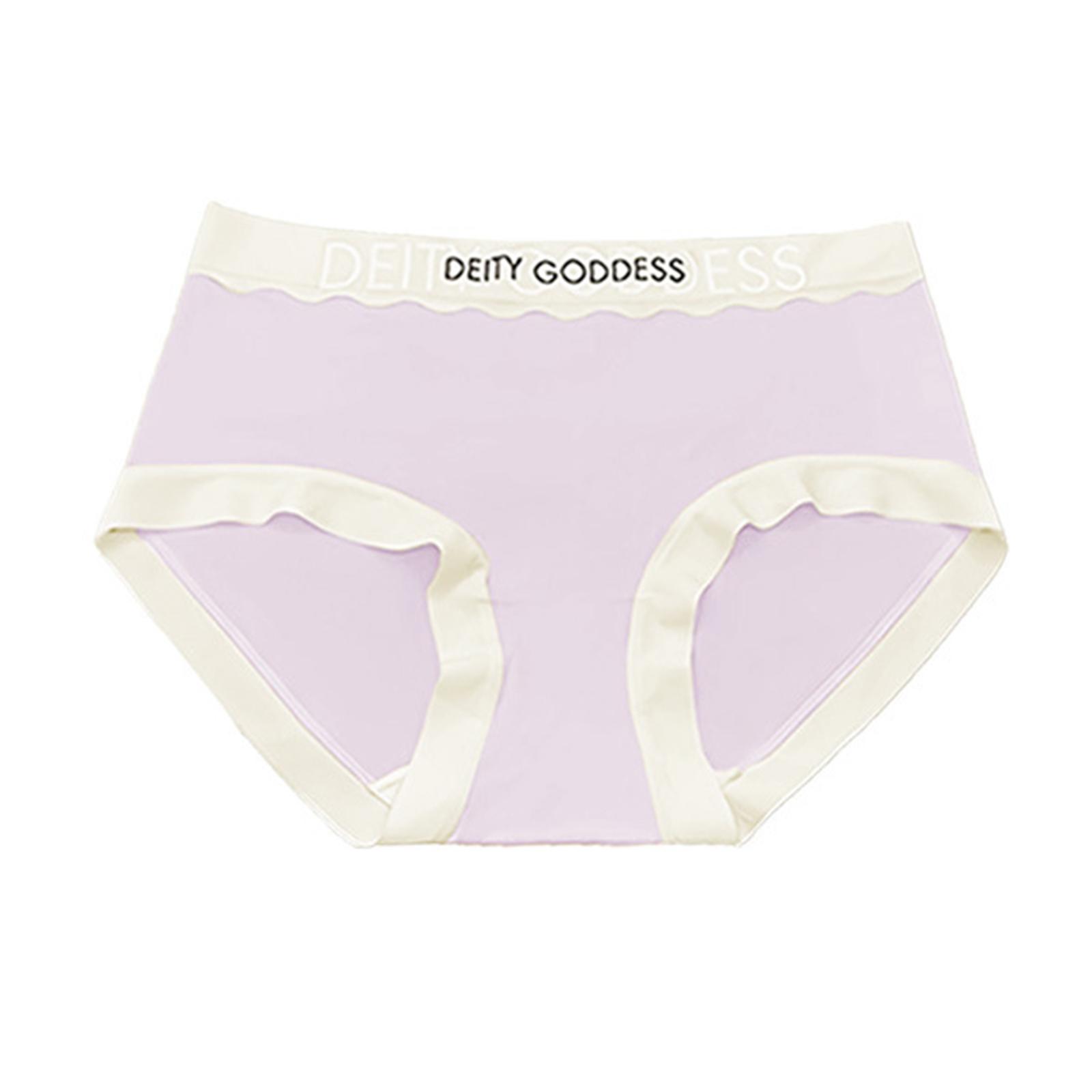Women High Waist Briefs Soft Cotton Underwear Stretchy Mid Rise Panties Comfortable Seamless Design Multipack XXL