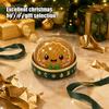 Stress Reducing Desk Accessories Christmas Bun Squeeze Toy with Steamer, Soft Sensory Fidget Toy, Cute Fun Stocking Stuffers Slow Rising TPR Glitter,
