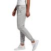 Adidas Knitted Sweatpants Women's Medium Heather Gray Moderate Cuffed Pants DU0701