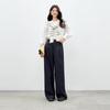 Autumn Water Beauty Women's High-Waist Wide-Leg Commuter Pants