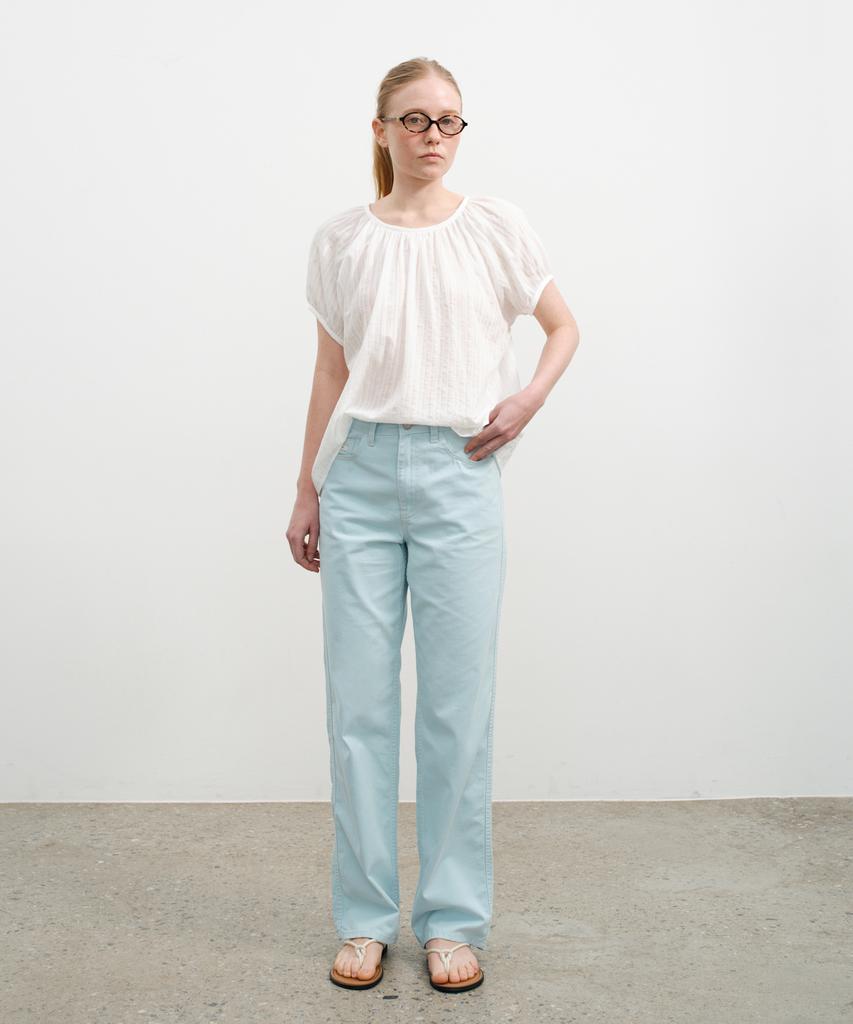 Yulago Aqua Straight Denim Pants