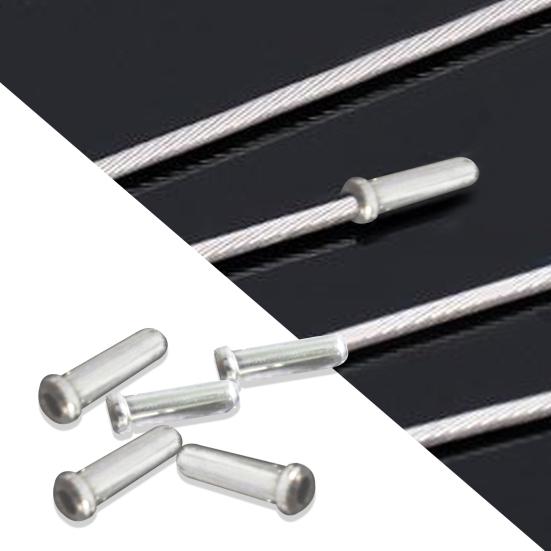 100Pcs Bicycle Shifter Cord End Covers Brake Line Cap for Mountain Bike