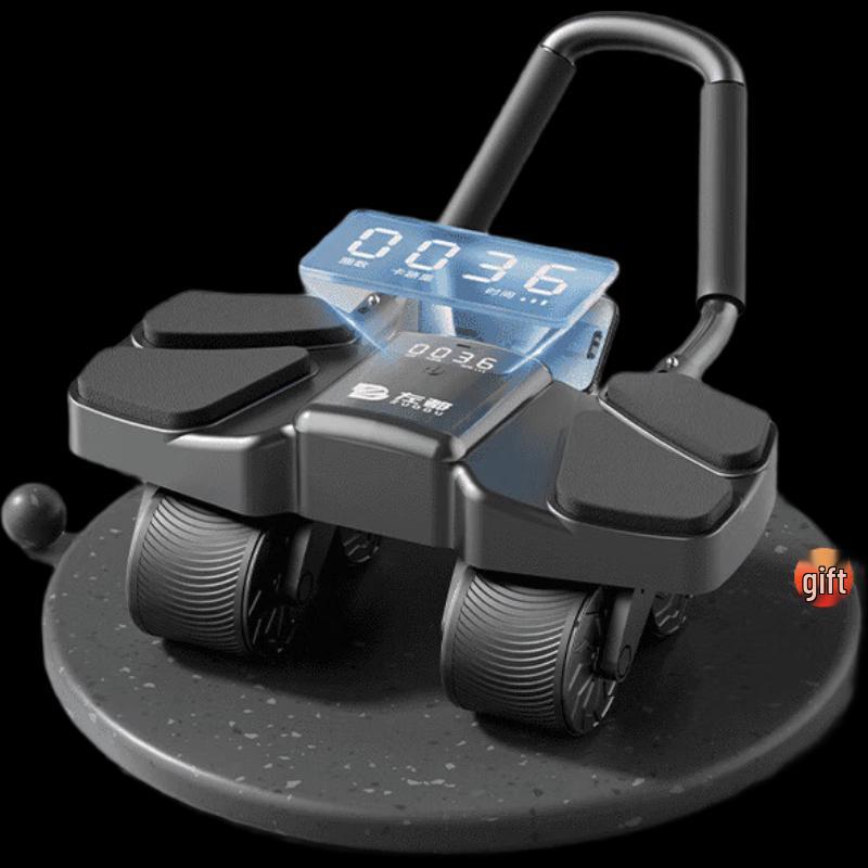 WEZHO Automatic Rebound Ab Roller with Digital Display