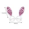 Easter Party Glasses,Easter Rabbit Ear Eyeglass Novelty Funny Glasses Easter Basket Stuffers,Easter Eggs Fillers Unisex